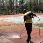 Tennis Court Cleaning