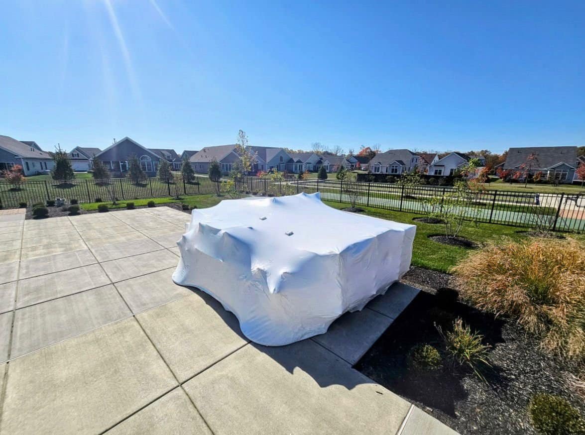 Outdoor Furniture Shrink Wrapping
